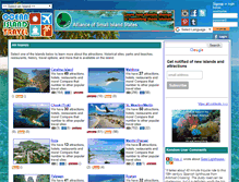 Tablet Screenshot of oceanislandtravel.com